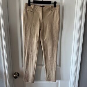 White House Black Market Slim Ankle‎ Khaki Trousers